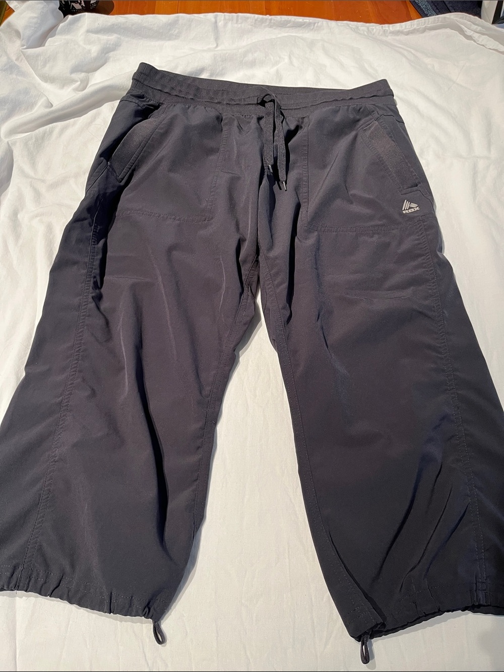 RBX Charcoal Athletic Capris, size large